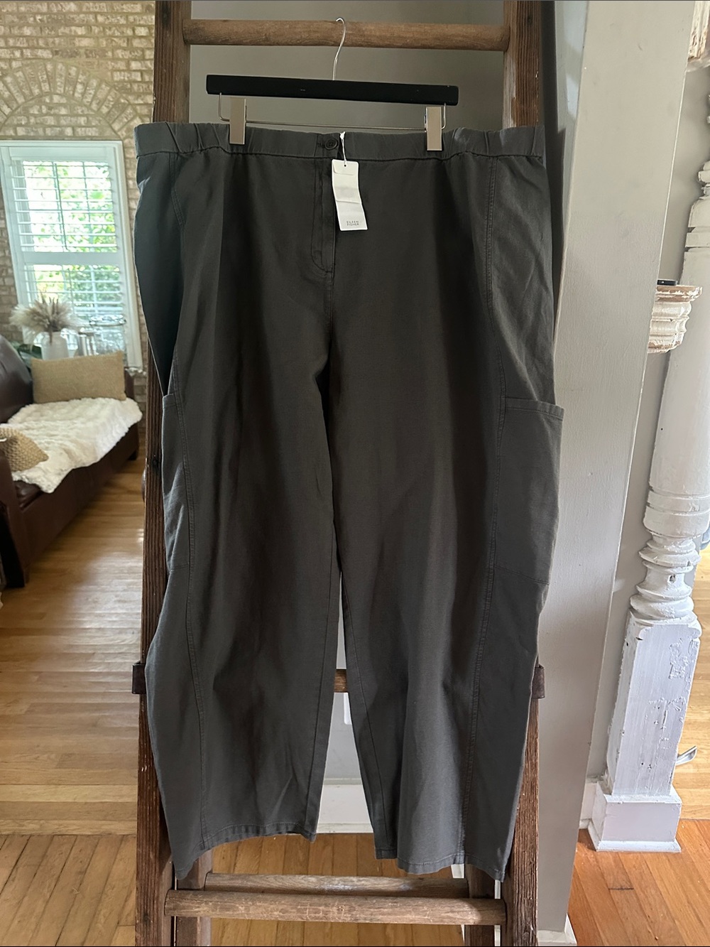 EILEEN FISHER GROVE LANTERN CARGO PANT 3X NEW